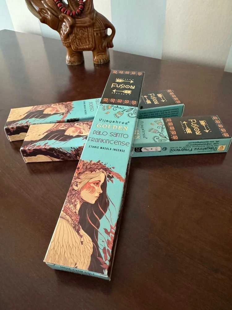 Ancient Wisdom Palo Santo ir frankincenso smilkalų lazdelės, 15 g – namams