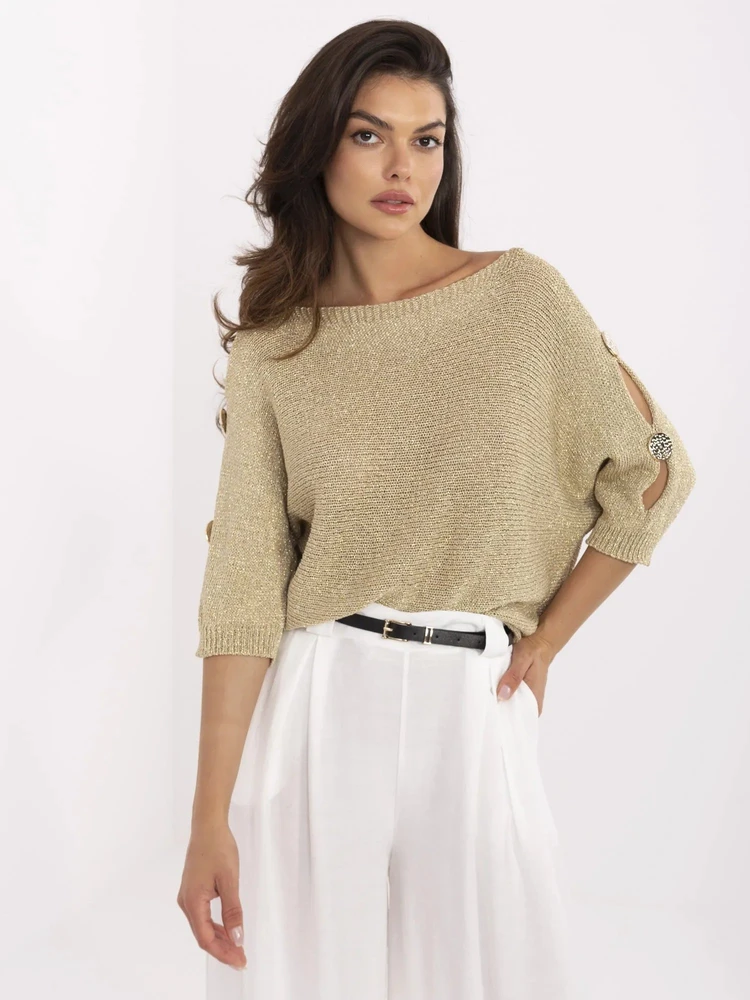 Sweter-MI-SW-1604.85-auksinė