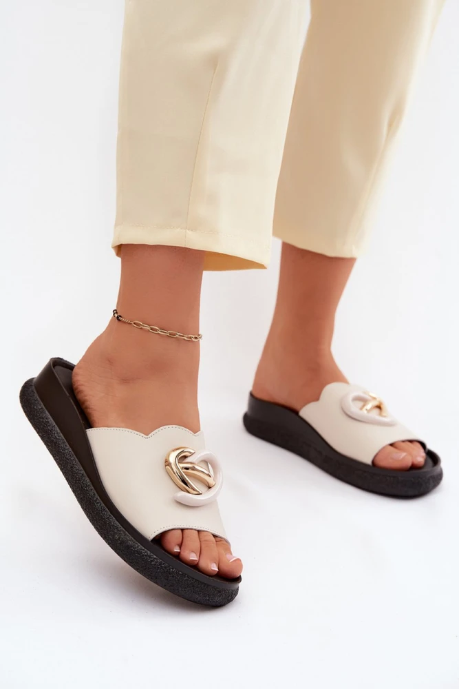 Aukštakulnės basutės su natūralios odos vidpadžiu Step in style