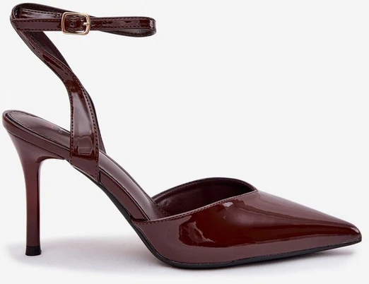 Aukštakulniai atvira kulno dalimi šokolado spalvos Laretta – elegancijai ir išskirtinumui.