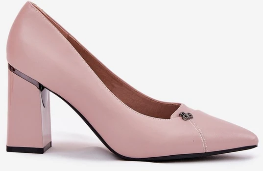 Aukštakulniai bateliai rožiniai elegantiški Vinceza