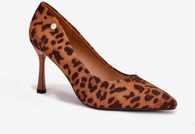 Aukštakulniai leopardiniai zomšiniai bateliai kasdienai Eleganci