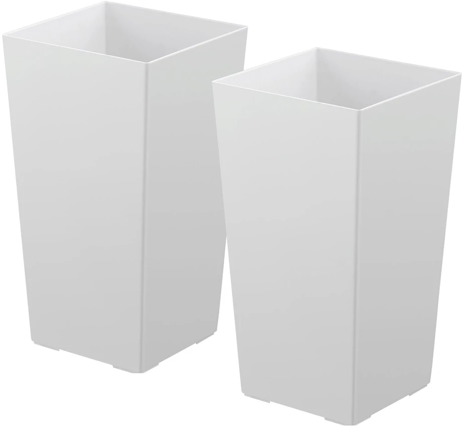 Vevor Aukšti vazonai rinkinys 2 vnt, 550 mm, balti