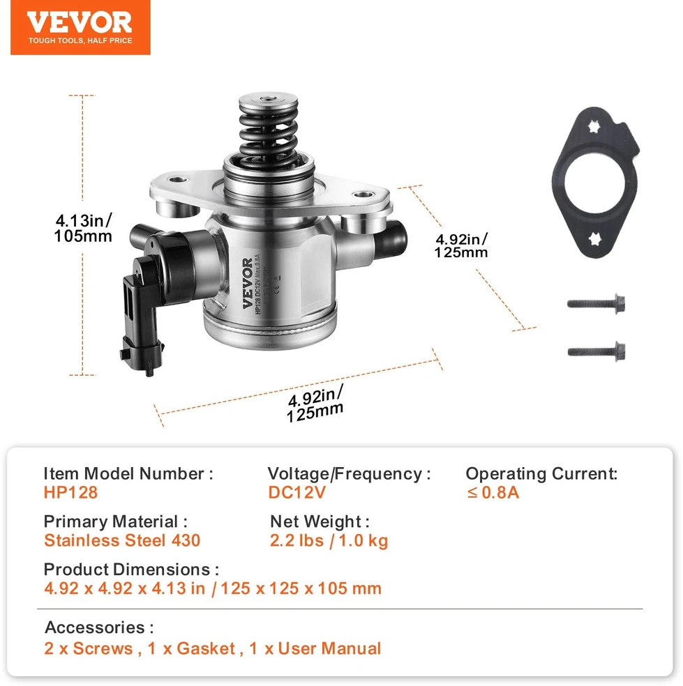 VEVOR Aukšto slėgio kuro siurblys Buick, Chevrolet, GMC