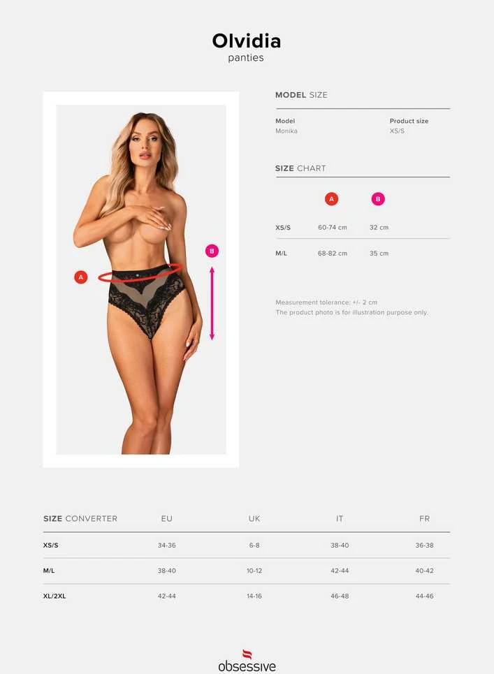 Obsessive OBS kelnaitės XS/S