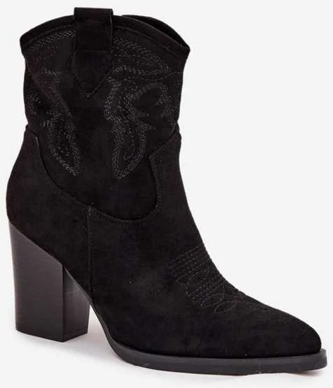 Aulinukai juodi elegantiški su kulnu Step