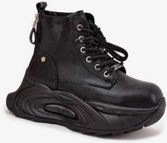 Aulinukai juodi masyvūs platforminiai Step in Style
