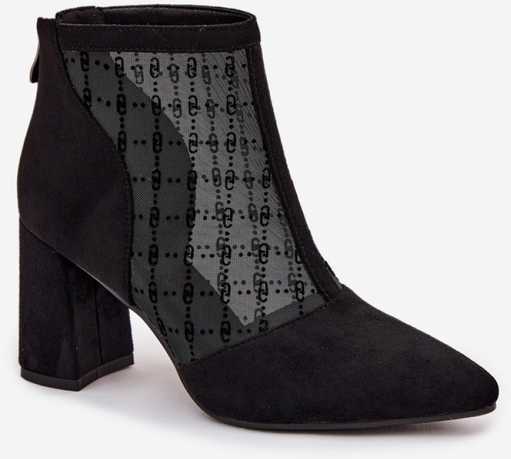 Aulinukai juodi su permatomais šonais Step in Style