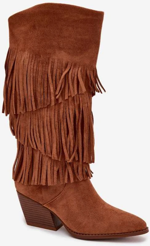 Aulinukai moteriški rudi su kutais zomšiniai