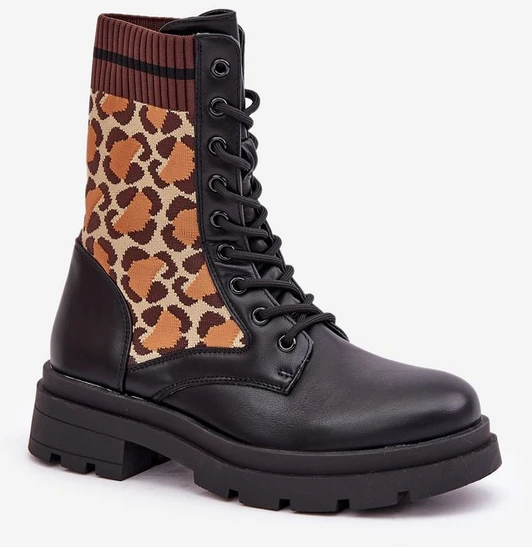 Aulinukai su leopardo rašto juodos spalvos Penthis“