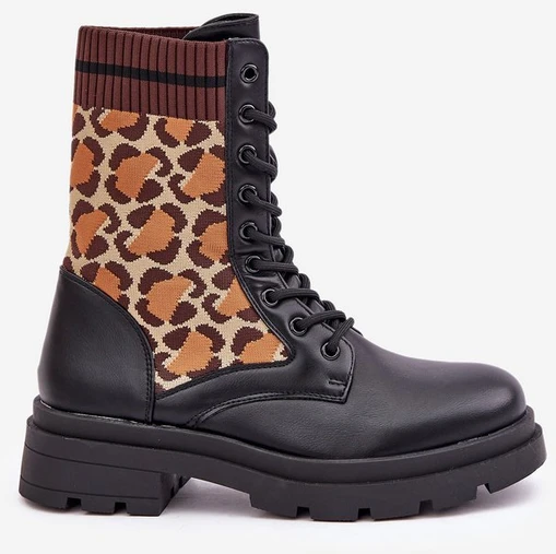 Aulinukai su leopardo rašto juodos spalvos Penthis“