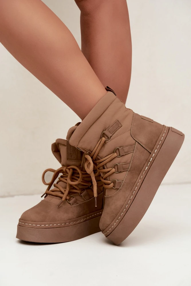 Aulinukai su platforma ir kailiniu pamušalu Big Star