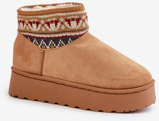 Aulinukai su platforma ir raštuotu aulu Step in style