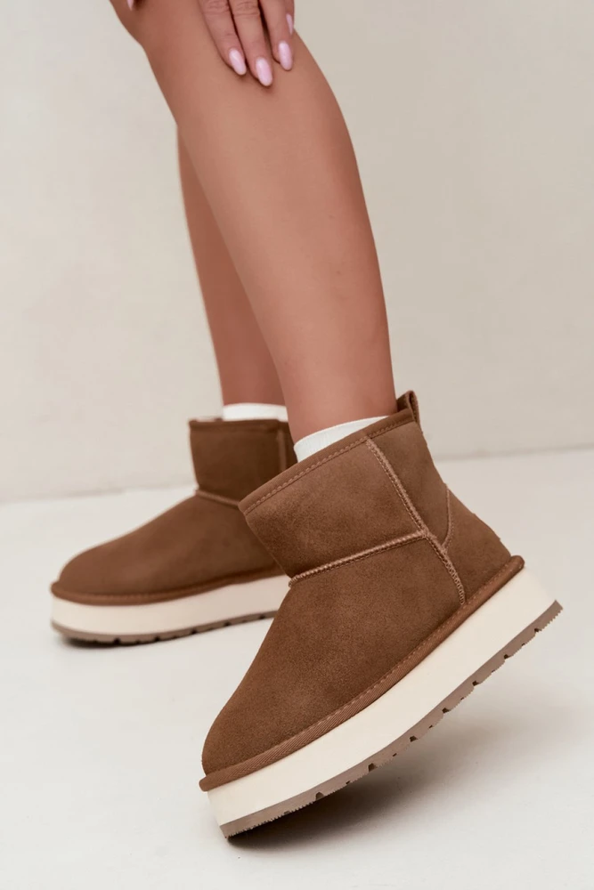 Aulinukai su platforma ir zomšos paviršiumi Step in style