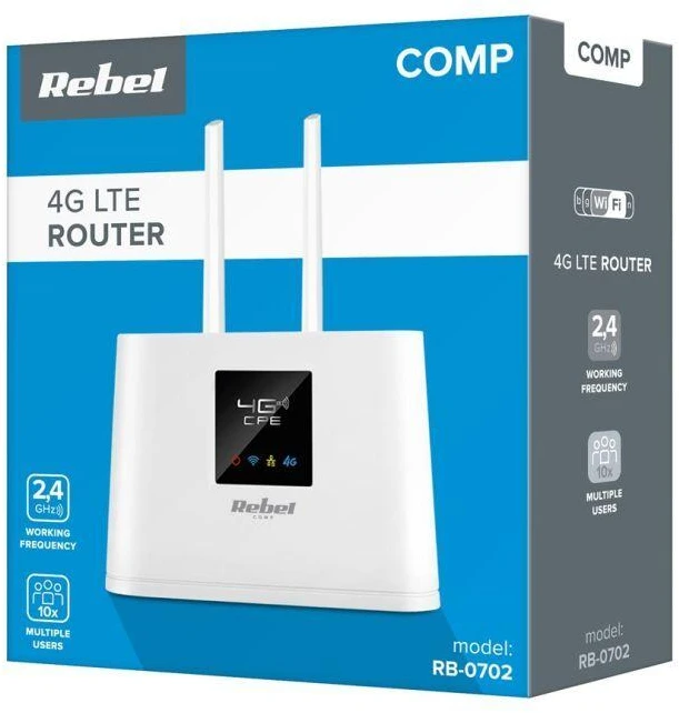 4G LTE maršrutizatorius REBEL RB-0702