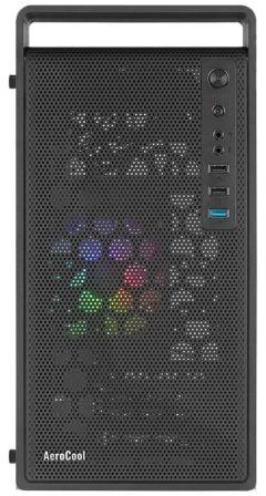 Ausinės AEROCOOL PGS CS-109-G-BK-v1 FRGB korpusas juodas