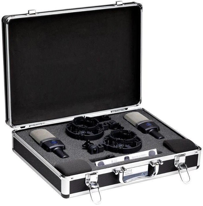 AKG C214 stereofoninis kondensatorinis mikrofonų komplektas