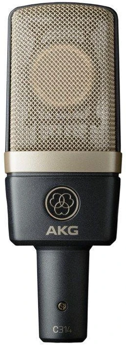 AKG C314 – didelės diafragmos kondensatorinis mikrofonas, kintamos charakteristikos