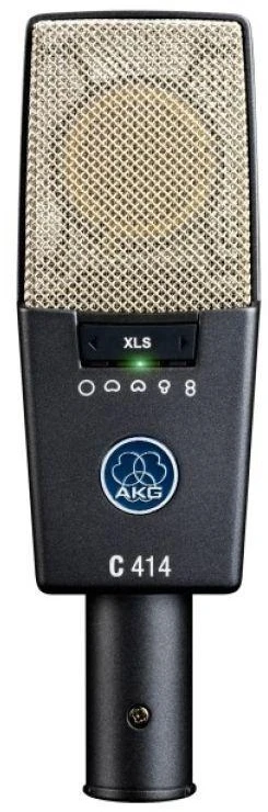 AKG C414 XLS – didelės diafragmos kondensatorinis mikrofonas, kintamos charakteristikos