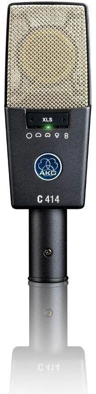 AKG C414 XLS – didelės diafragmos kondensatorinis mikrofonas, kintamos charakteristikos
