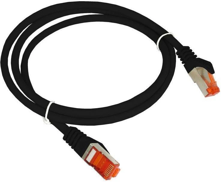 Alantec AVIZIO KKS6CZA1.0 networking cable Juodas 1 m Cat6 F/UTP (FTP)