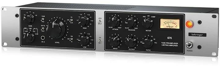 Ausinės Behringer 676 lempinis mikrofoninis pirminis stiprintuvas