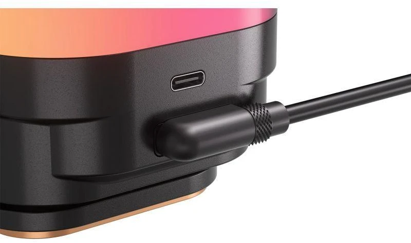 Corsair iCUE LINK TITAN 360 RX LCD procesoriaus viskas viename skysčio aušintuvas 12 cm Juodas 1 vnt.