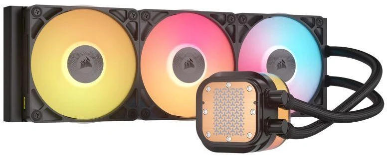 Corsair iCUE LINK TITAN 360 RX LCD procesoriaus viskas viename skysčio aušintuvas 12 cm Juodas 1 vnt.