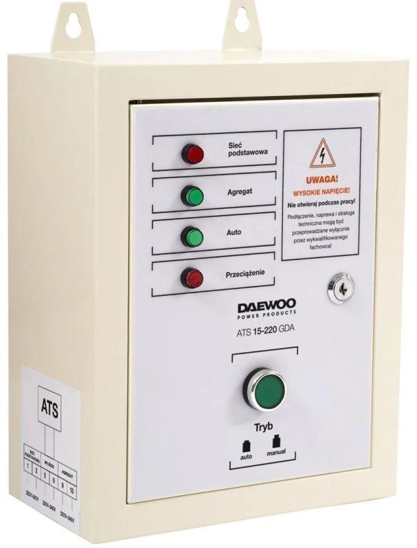 Generatoriaus automatinio valdymo blokas DAEWOO ATS 15-230 GDA