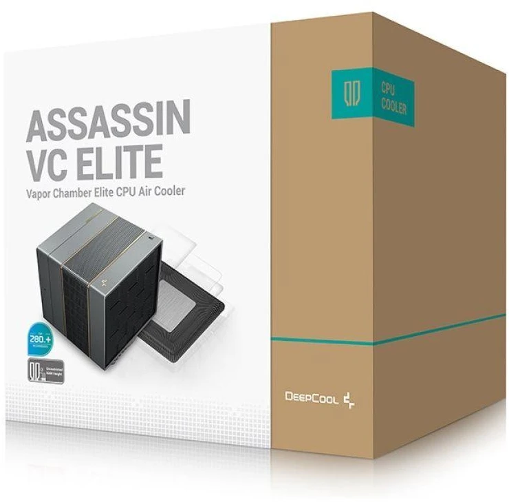 Deepcool CPU Air Cooler | ASSASSIN VC ELITE | Juodas | Intel, AMD