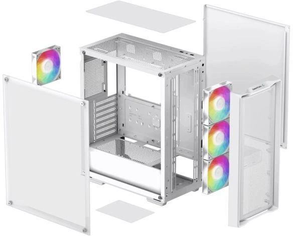 Deepcool CC560 MESH WH V2 | Mid Tower | Baltas
