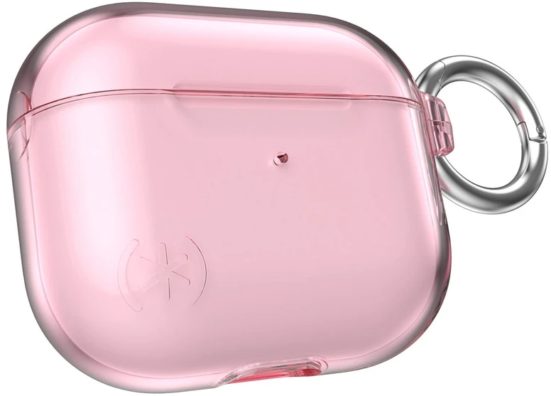 Ausinės Speck Presidio Clear - dėklas skirtas Apple Airpods 3 gen with Microban (Icy Rožinė)