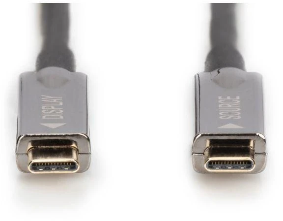 Ausinės Digitus AOC 4K garso ir vaizdo jungiamasis kabelis su USB Type-C