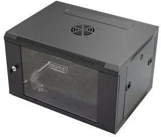 Assmann Electronic DIGITUS DN-W19 06U/450/B Sieninė spintelė 6U 600x450mm juodas RAL 9004