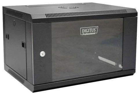 Assmann Electronic DIGITUS DN-W19 06U/450/B Sieninė spintelė 6U 600x450mm juodas RAL 9004