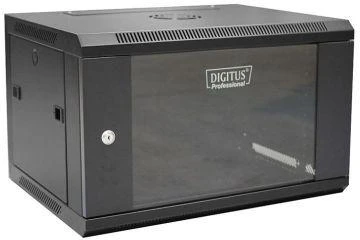 Assmann Electronic DIGITUS DN-W19 06U/450/B Sieninė spintelė 6U 600x450mm juodas RAL 9004
