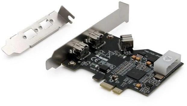 Assmann Electronic Assmann elektroninis DIGITUS valdiklis PCI-E DS-30203-2 Firewire 800/800 2x IEEE1394b +1x IEEE1394b, 5 LGW