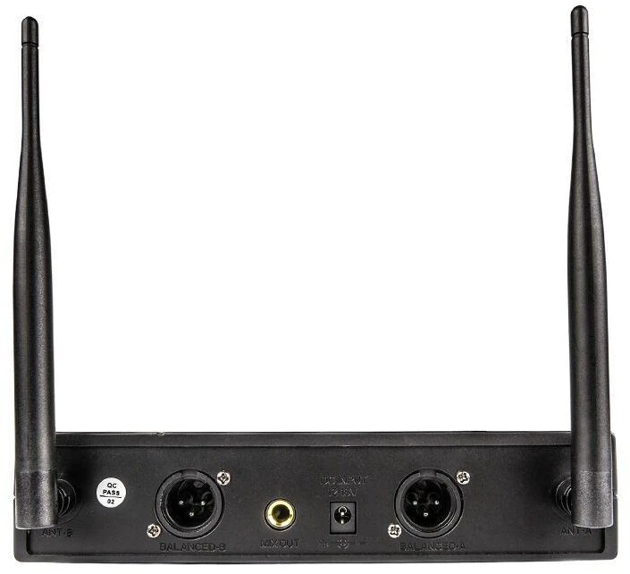 DNA Professional DVS2 - belaidis mikrofonas, 2 rankiniai siųstuvai + bazinis blokas (560–590 MHz)
