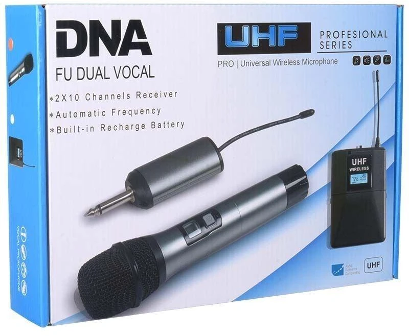 DNA Professional FU Dual Vocal – bevielio mikrofono sistema