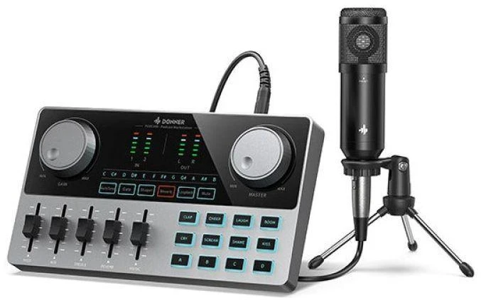 Donner Podcast Bundle komplektas podcast su mikrofonu