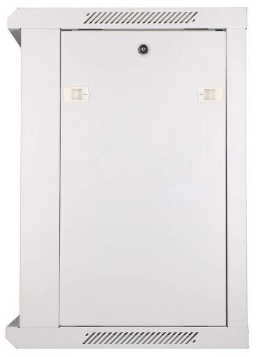 Extralink Sieninė spinta su stiklinėmis durimis12U 600x600 , pilka