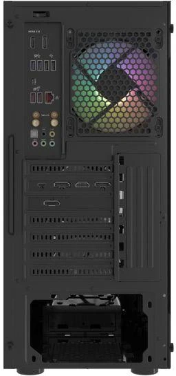 Ausinės FURY KOMPIUTERIO KORPUSAS FURY SHOBO RGB MIDI TOWER SU LANGU Juodas