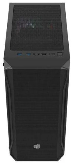 Ausinės FURY KOMPIUTERIO KORPUSAS FURY SHOBO RGB MIDI TOWER SU LANGU Juodas
