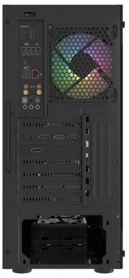 Ausinės FURY KOMPIUTERIO KORPUSAS FURY SHOBO RGB MIDI TOWER SU LANGU Juodas