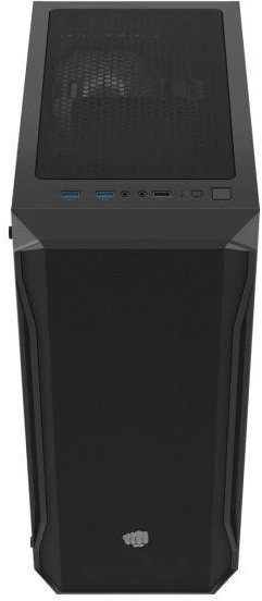 Ausinės FURY KOMPIUTERIO KORPUSAS FURY SHOBO RGB MIDI TOWER SU LANGU Juodas