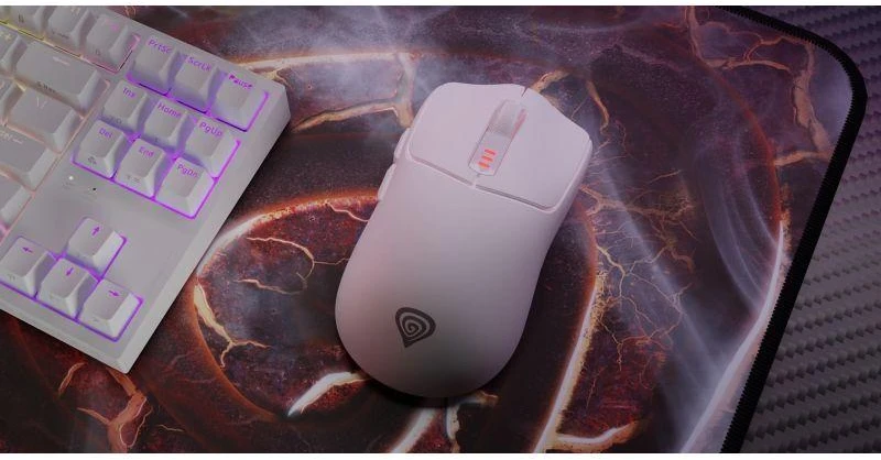 Genesis Zircon 500 G2 | Pelė žaidimams | Wireless/su laidu | 2.4 GHz, Bluetooth, USB | Baltas