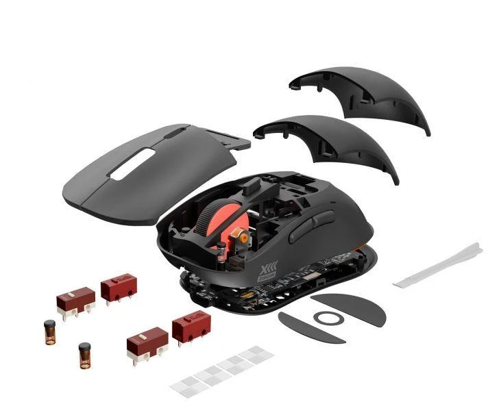 Ausinės GENESIS Zircon XIII Žaidimų pelė Ambididextriška RF Belaidė + USB Type-C Optinė 26000 DPI