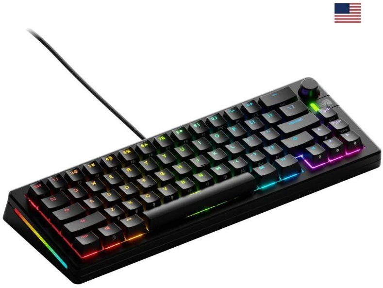 Glorious GMMK 3 65 % Custom žaidimų klaviatūra – Pre-Built, ANSI US išdėstymas, Fox Switches, juodos spalvos