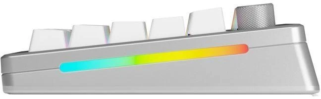 Glorious Gaming GMMK 3 PRO 75% Gamyklinė Klaviatūra USB + RF Bevielis + Bluetooth QWERTY JAV Anglų Sidabrinė