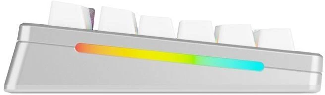 Glorious Gaming GMMK 3 PRO 75% Gamyklinė Klaviatūra USB + RF Bevielis + Bluetooth QWERTY JAV Anglų Sidabrinė